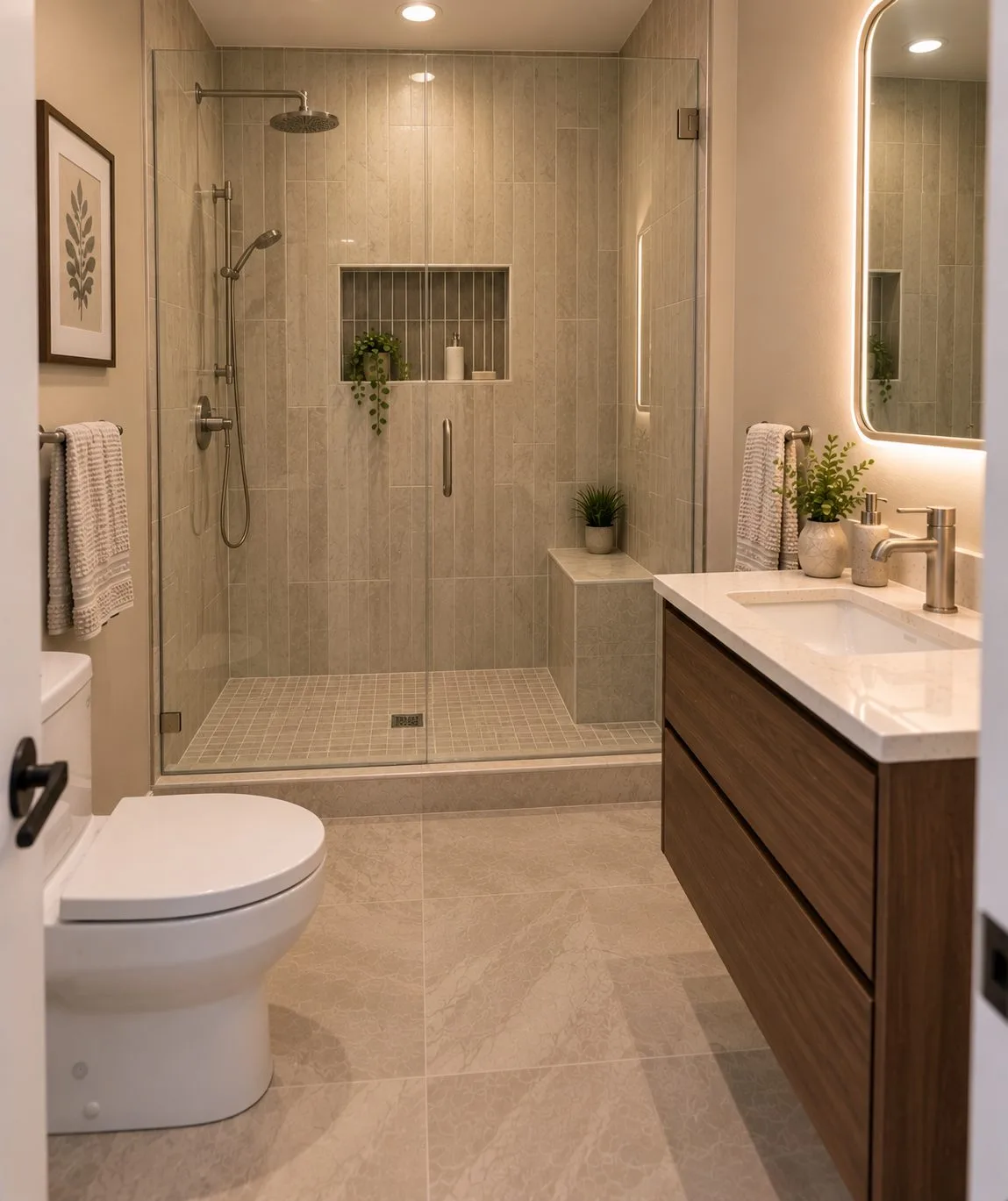 Completed bathroom remodel 3